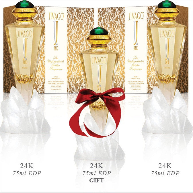 Jivago 24K for Women EDP x3